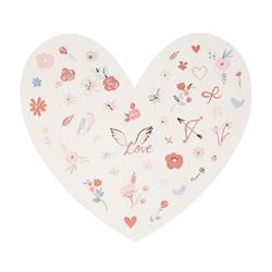 Meri Meri - Valentine’S Mini Sticker Sheets - Kalp & Çiçek Desenli Mini Çıkartmalar - 5Li