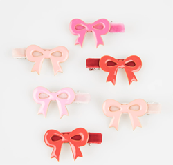 Meri Meri - Valentines Bow Saç Tokaları - 6 Adet