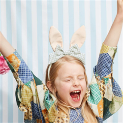 Meri Meri - Velvet Pom Pom Bunny Ears - Kadife Pom Pom Tavşan Kulakları