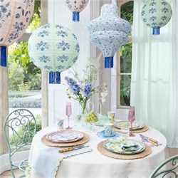 Meri Meri - Vintage Botanical Lanterns - Vintage Botanik Fener Asılan Süsler - 3 Adet