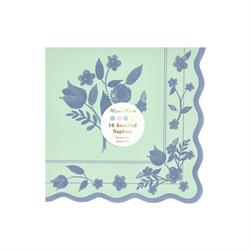 Meri Meri - Vintage Botanik Büyük Boy Peçete - 16 Adet