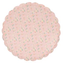 Meri Meri - Vintage Ditsy Tabaklar - L - 8 Adet