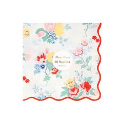 Meri Meri - Vintage Floral Peçete - L - 16 Adet