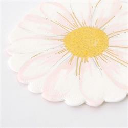 Meri Meri - Wild Daisy Napkins - Yabani Papatya Peçeteler - 16Lı