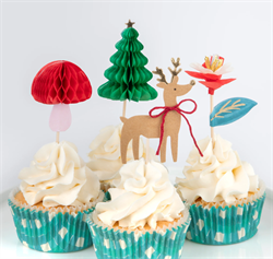 Meri Meri - Winter Woodland - Orman Cupcake Kiti