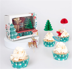 Meri Meri - Winter Woodland - Orman Cupcake Kiti