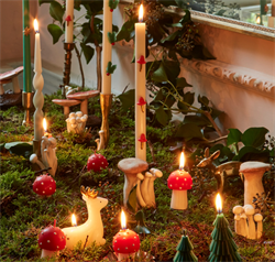 Meri Meri - Winter Woodland - Orman Mumları - 5 Adet