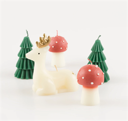 Meri Meri - Winter Woodland - Orman Mumları - 5 Adet