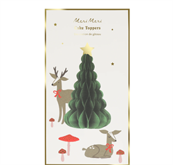 Meri Meri - Winter Woodland - Orman Pasta Süsü - 8 Adet