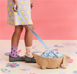 Meri Meri - Woven Sausage Dog Bag - Hasır Sosi Köpek Çanta