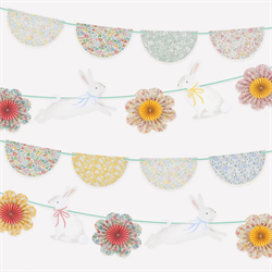 Meri Meri X Liberty - Tavşan Asılan Süs Seti