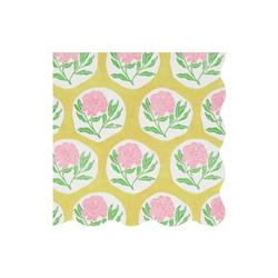 Meri Meri X Molly Mahon - Çiçekli Peçeteler - L - 16 Adet