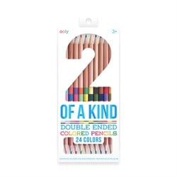 Ooly 2 Of a Kind Çift Uçlu 24’lü Renkli Kurşun Kalem