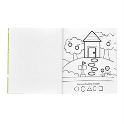 Ooly Boyama Kitabı - 123 Shapes & Numbers