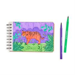 Ooly Brilliant Brush Fırça Uçlu 12li Keçeli Kalem