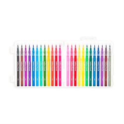 Ooly Brilliant Brush Fırça Uçlu 24lü Keçeli Kalem