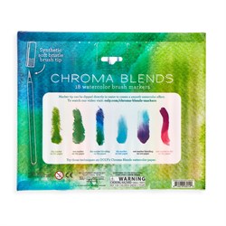 Ooly Chroma Blends Fırça Uçlu 18li Çok Amaçlı Kalem