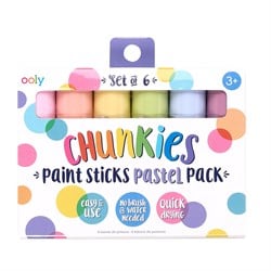 Ooly Chunkies Pastel Boya 6’lı Pastel Renkler