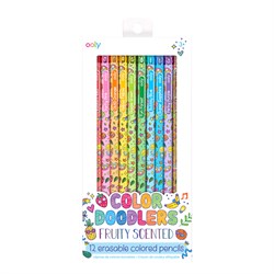 Ooly Color Doodlers Kokulu Silinebilir 12li Renkli Kurşun Kalem