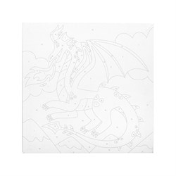 Ooly Colorific Canvas Sayılarla Boyama - Fantastic Dragon
