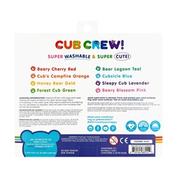 Ooly Cub Crew Yıkanabilir 8li Keçeli Kalem