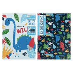 Ooly Doodle Pad 2li Resim Defteri - Dino Days