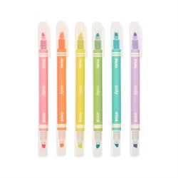 Ooly Dual Çift Uçlu Neon 6’lu Highlighter