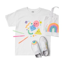 Ooly Fabric Doodlers 12li Kumaş Boya Kalemi