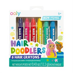 Ooly Hair Doodlers 6lı Saç Boyama Kalemi