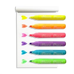 Ooly Heart Pops 6lı Neon Highlighter