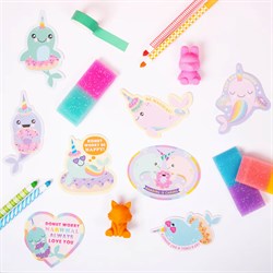 Ooly Kokulu Çıkartma Seti - Nom Nom Narwhals