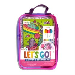 Ooly Lets Go! Taşınabilir Aktivite Boyama Seti - Unicorn Candy Town