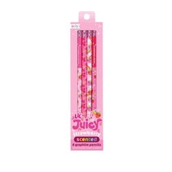 Ooly Lil Juicy Çilek Kokulu 6lı Kurşun Kalem Seti