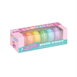 Ooly Macaron 6lı Kokulu Silgi Seti