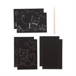 Ooly Mini Scratch & Scribble - Cutie Cats