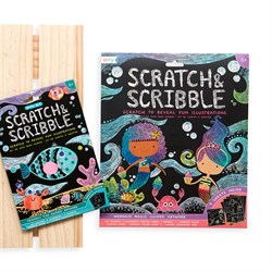 Ooly Mini Scratch & Scribble - Friendly Fish