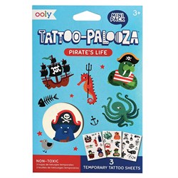 Ooly Mini Tattoo Palooza Geçiçi Dövme Seti - Pirate’s Life