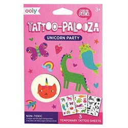 Ooly Mini Tattoo Palooza Geçiçi Dövme Seti - Unicorn Party