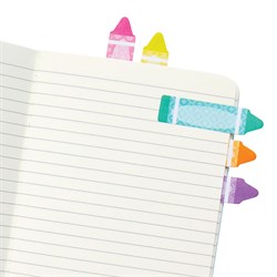 Ooly Note Pals Yapışkanlı Etiket Seti - Rainbow Crayons