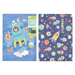 Ooly Pad Duo 2li Resim Defteri - Space Critters
