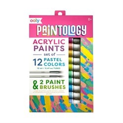 Ooly Paintology Akrilik 12’li Boya Seti - Pastel Renkler