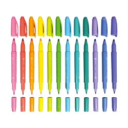 Ooly Pastel Hues Çift Uçlu 12’li Keçeli Kalem