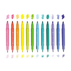 Ooly Pastel Hues Çift Uçlu 12’li Keçeli Kalem
