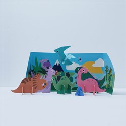Ooly Pop! Make & Play Açılabilir Oyun Seti - Dino Land
