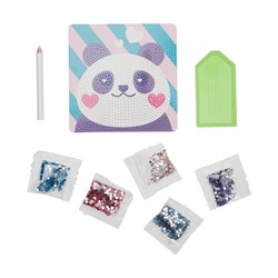 Ooly Razzle Dazzle Mini Kristal Sanat Seti - Pretty Panda