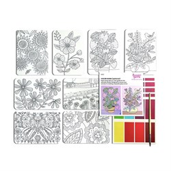 Ooly Scenic Hues Sulu Boya Sanat Seti - Flowers and Gardens