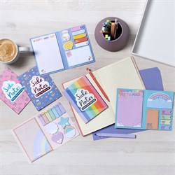 Ooly Side Notes Yapışkanlı Etiket Seti - Pastel Rainbows