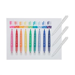 Ooly Stamp A Doodle Çift Uçlu 12’li Keçeli Kalem