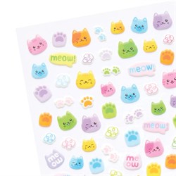 Ooly Stickiville Çıkartmalar - Colorful Cats