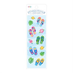 Ooly Stickiville Çıkartmalar - Flip Flops